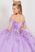 Floral Appliqués Off Shoulder Ball Gown for Women, Sizes 4/XS-16/3X